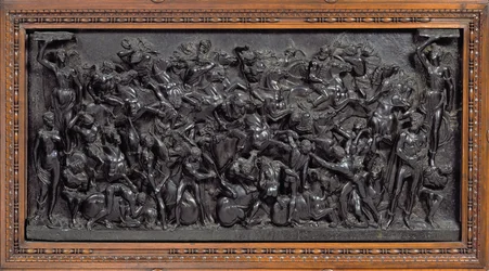 Batalla entre romanos y bárbaros